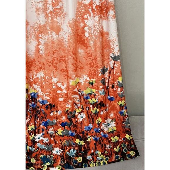 Caroline Morgan Strapless Colorful Dress Floral Print Strapless Size AUS10 Boho - Picture 4 of 8